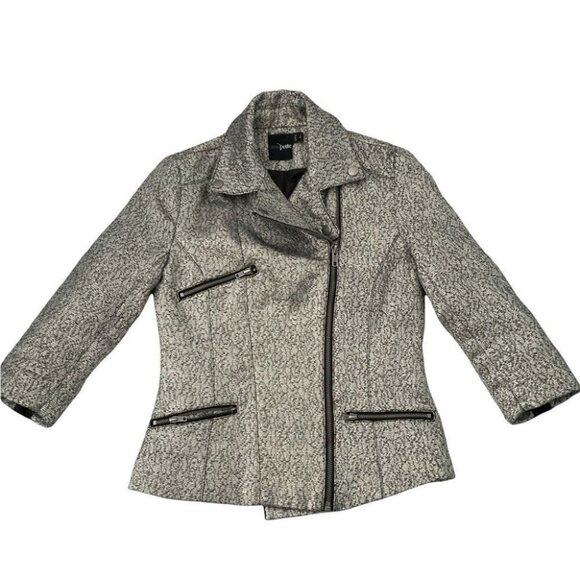 ASOS  Petite Metallic Blazer Zipper Blazer with front zip pockets - Picture 2 of 9